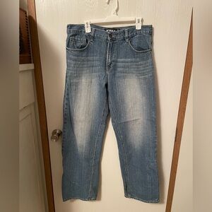 Vintage Avirex Men’s 90s/Y2K Light Blue Baggy Jeans SZ 36X34 Hip-Hop Skater